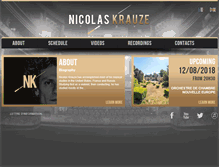 Tablet Screenshot of nicolaskrauze.com